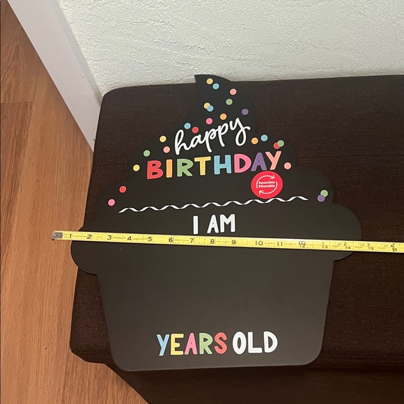 #1635+ Happy Birthday Chalkboard Sign - Multicolor - Picture 7 of 12